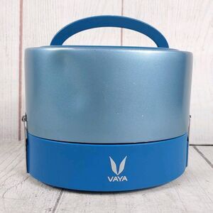 Vaya Tyffyn Kids Lunch Box - VACUUM INSULATED - Blue Stainless Steel Lunchbox
